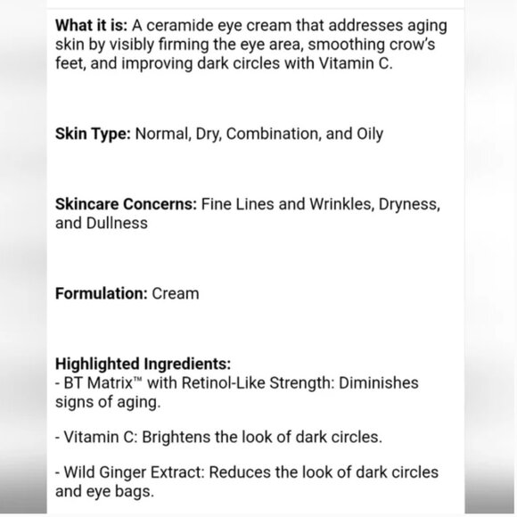 Fresh Black Tea Advanced Age Renewal Eye Cream - Picture 3 of 15